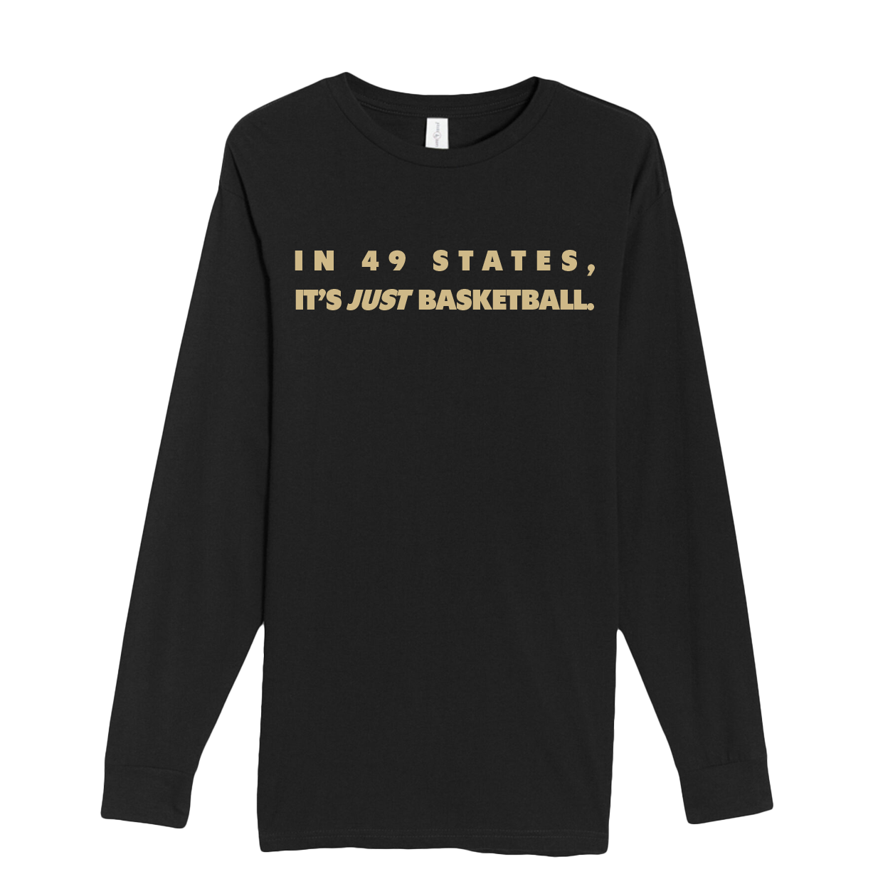 In 49 States (Black and Gold) Long Sleeve