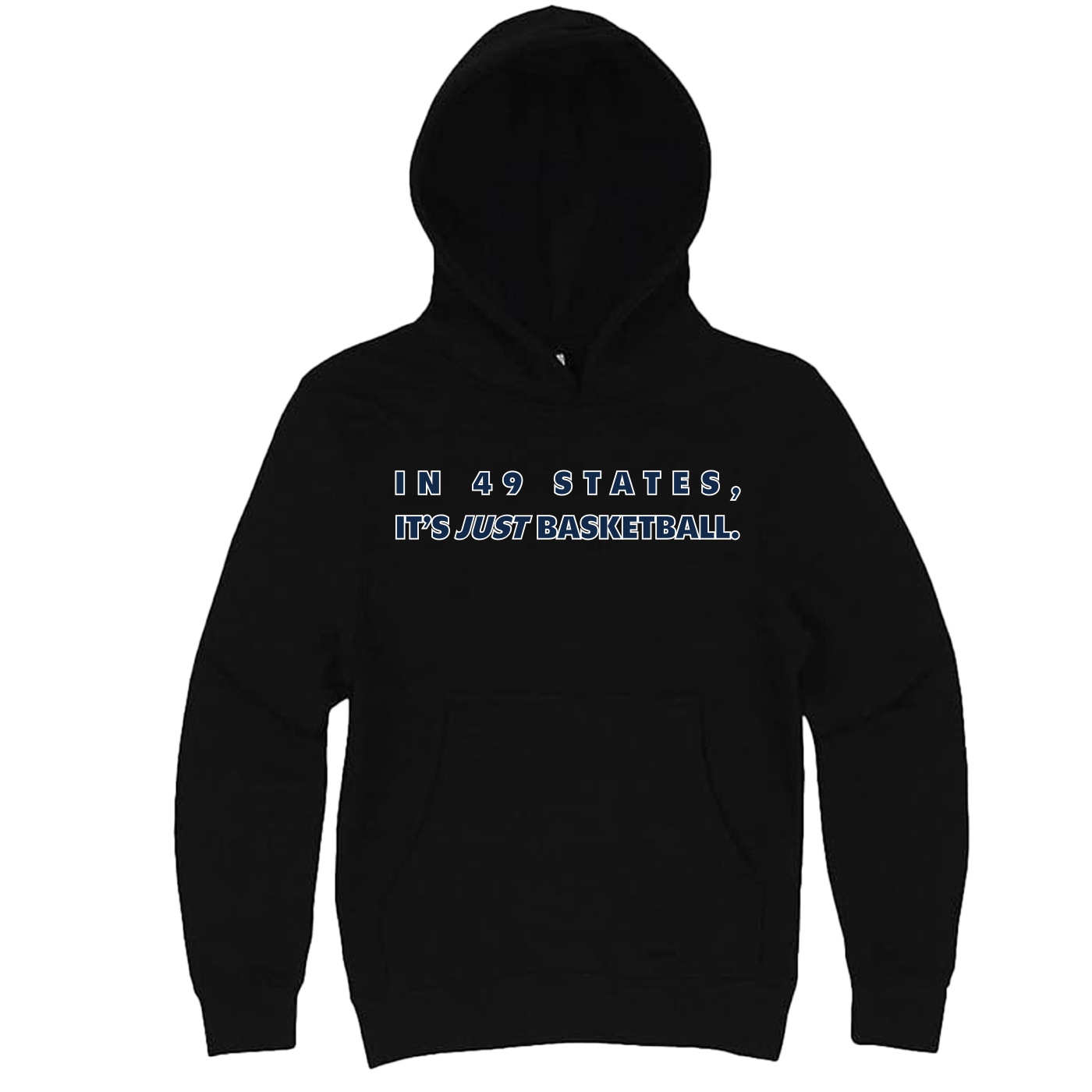 In 49 States (Navy and White) Hoodie