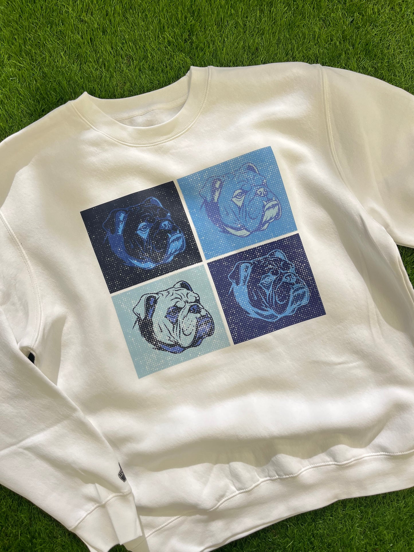 Bulldogs Pop Art Crewneck
