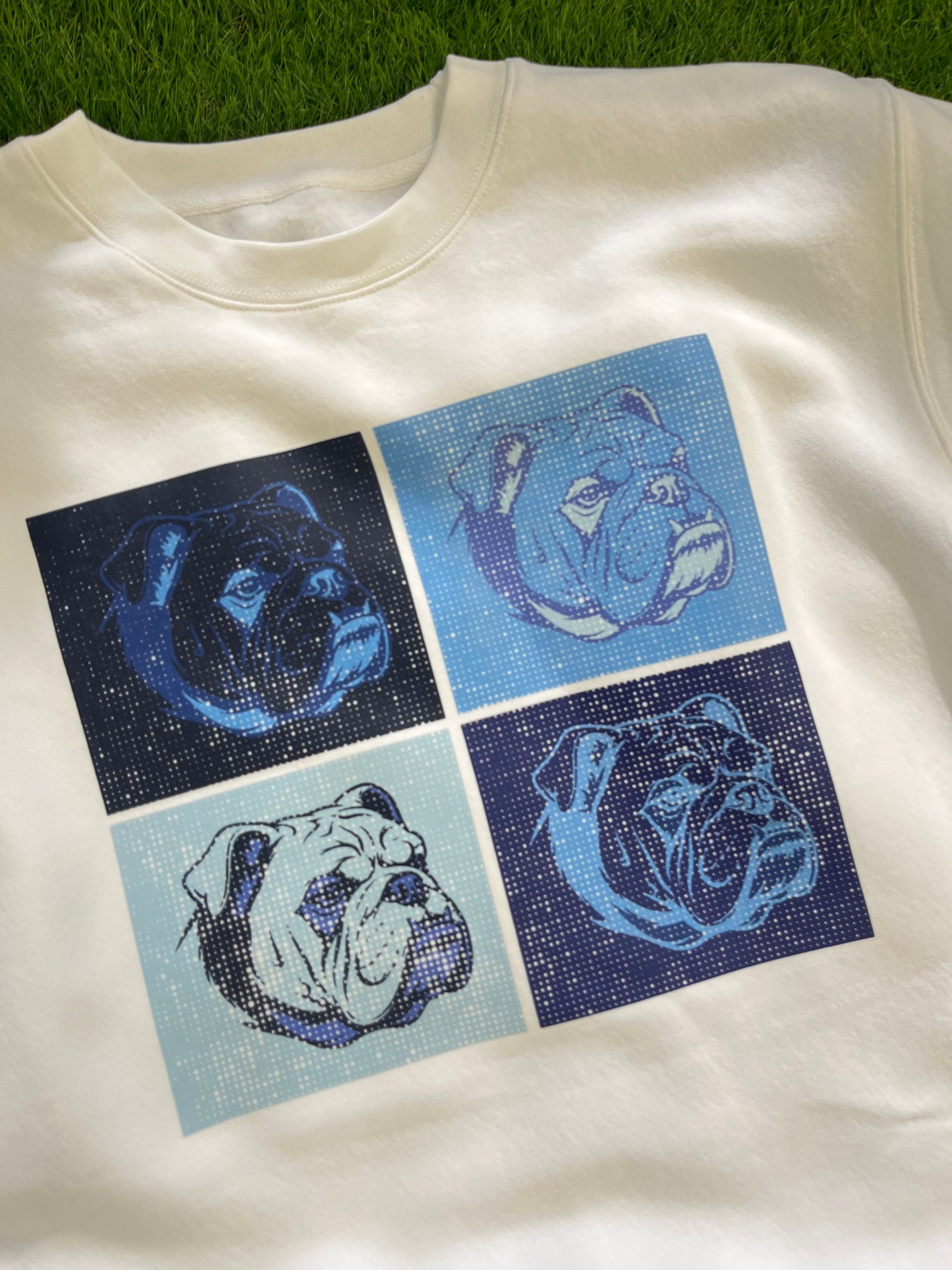 Bulldogs Pop Art Crewneck