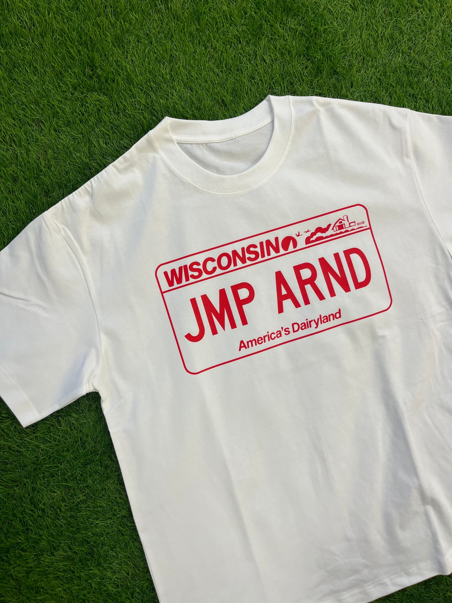 Oversized Madison License Plate T-Shirt