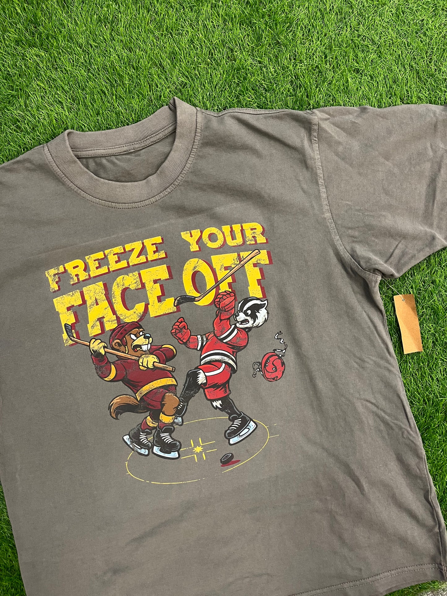 Oversized Freeze Your Face Off T-Shirt