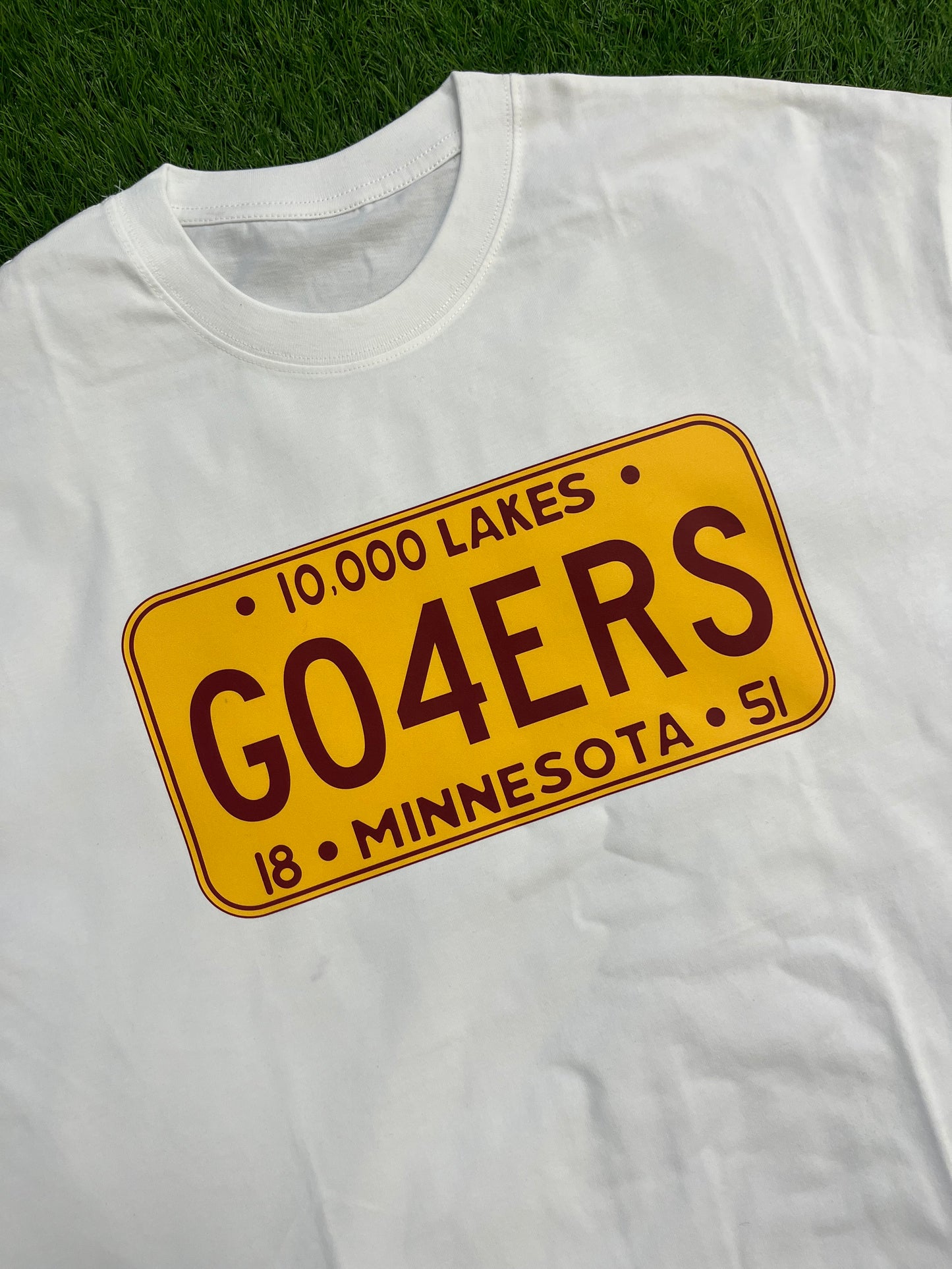 Oversized Minneapolis License Plate T-Shirt