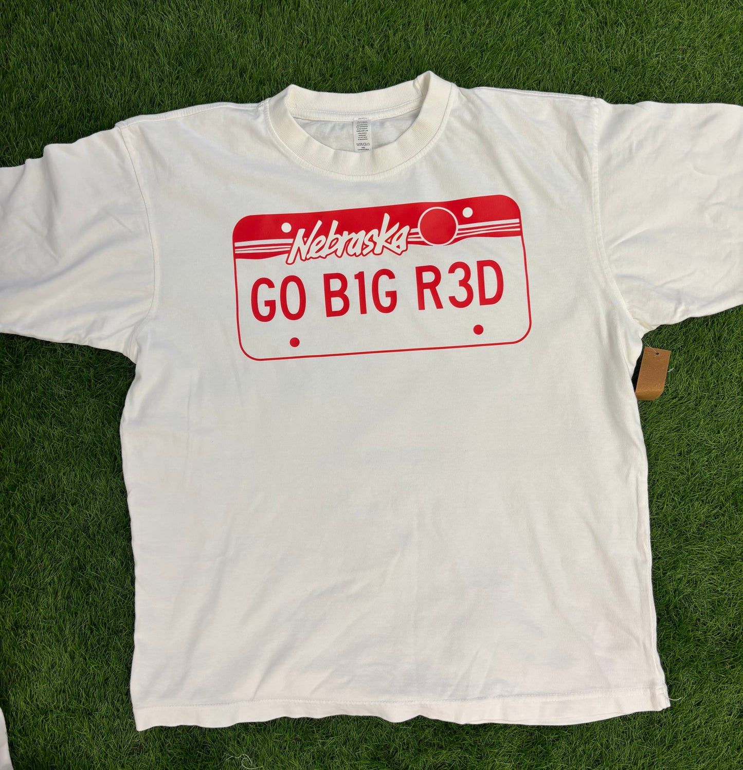 Oversized Lincoln License Plate T-Shirt