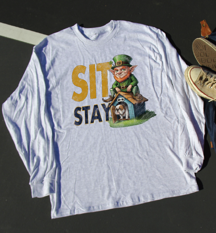 Sit. Stay. Playoff Long Sleeve