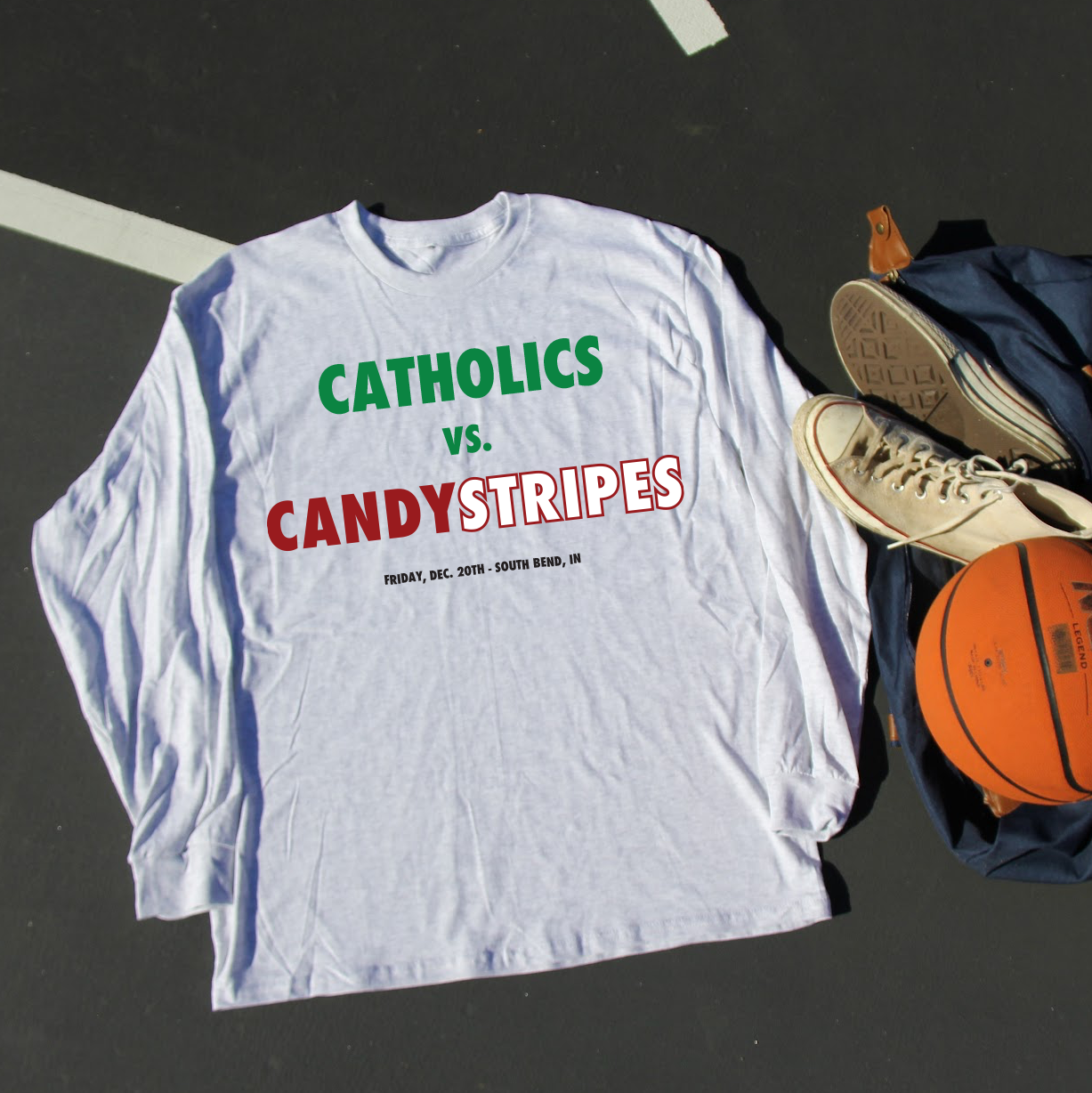 Catholics vs. Candystripes Long Sleeve
