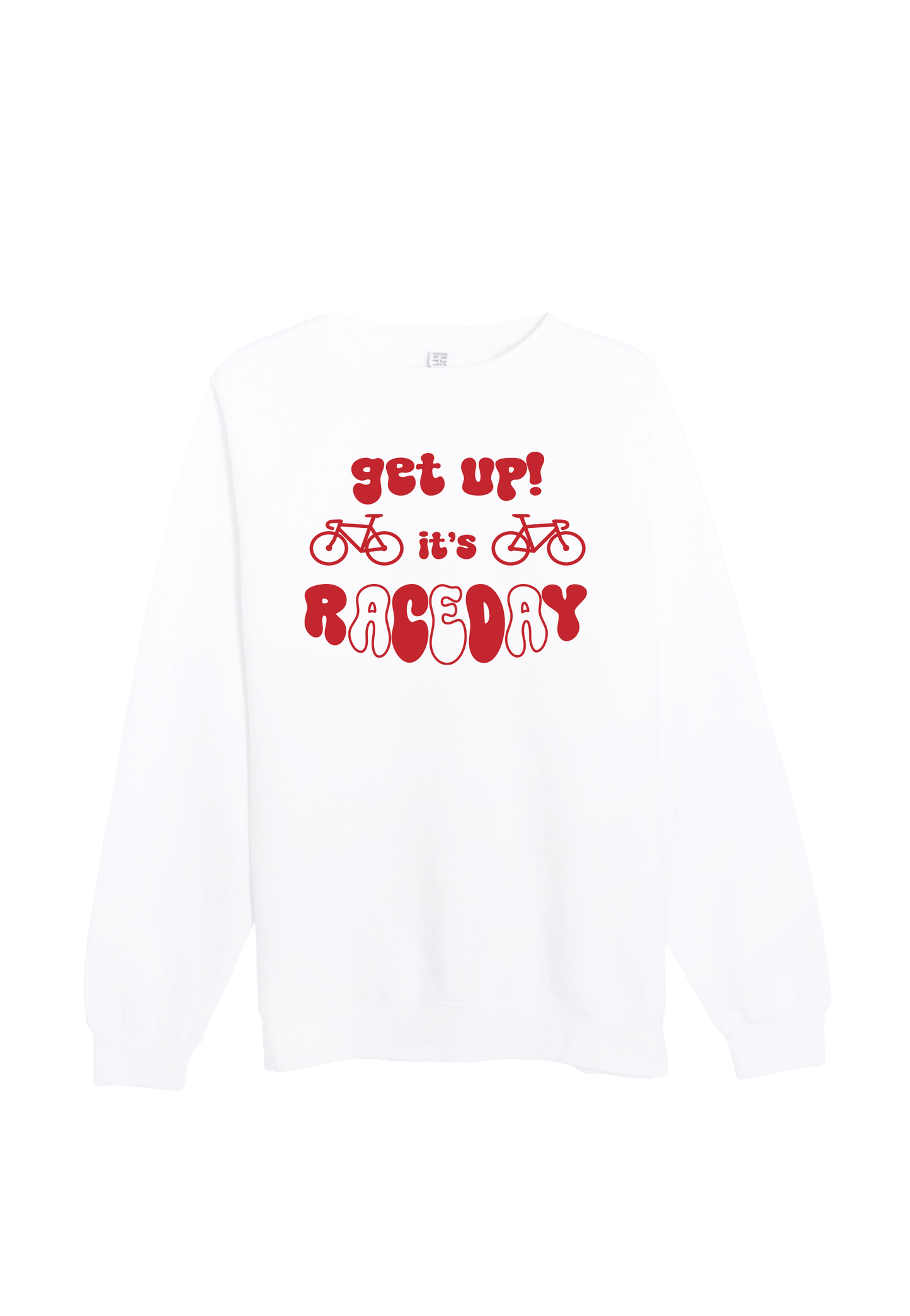 Get Up It's Raceday Crewneck