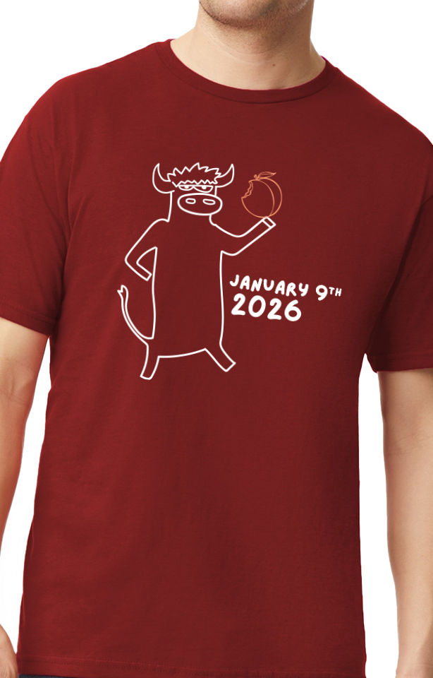 Peachy Bison T-Shirt