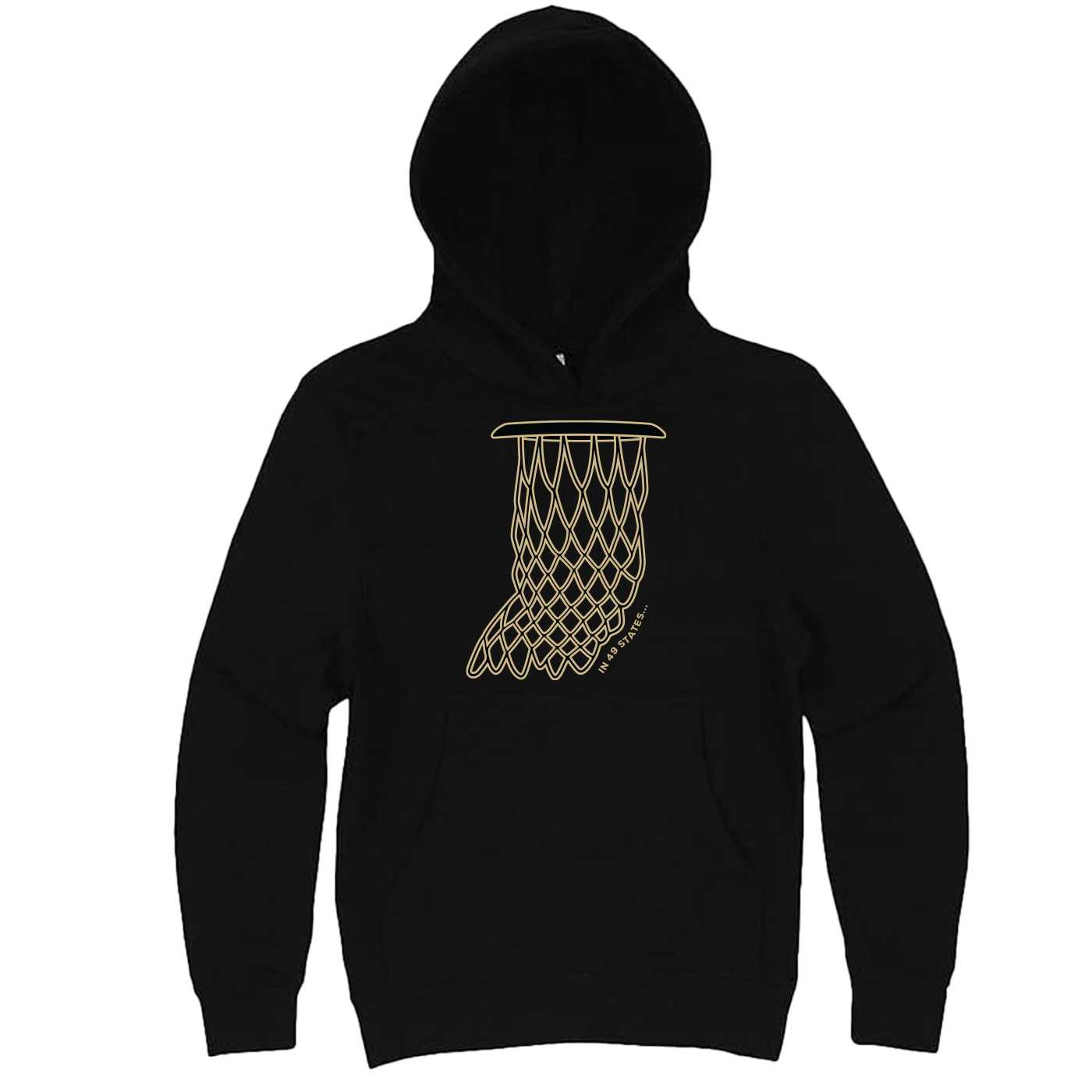 Indiana Net (Black and Gold) Hoodie