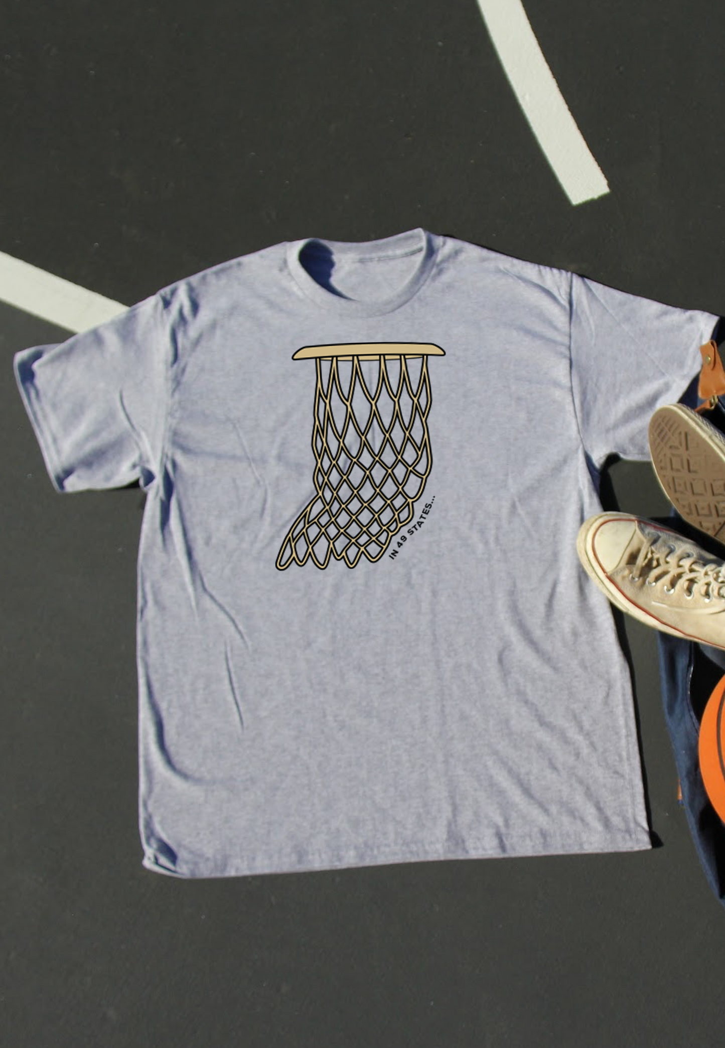 Indiana Net (Black and Gold) T-shirt