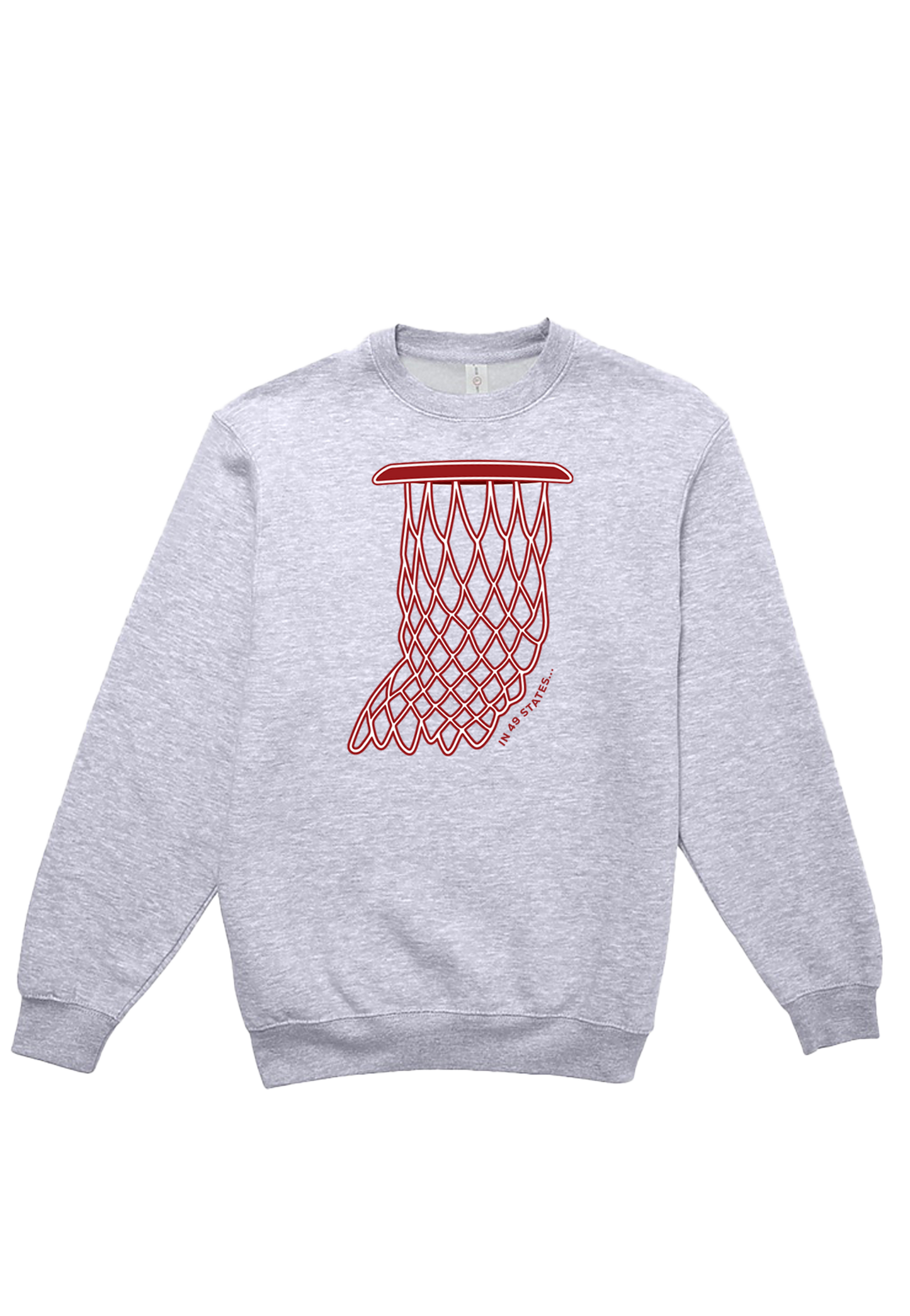 Indiana Net (Red and White) Crewneck