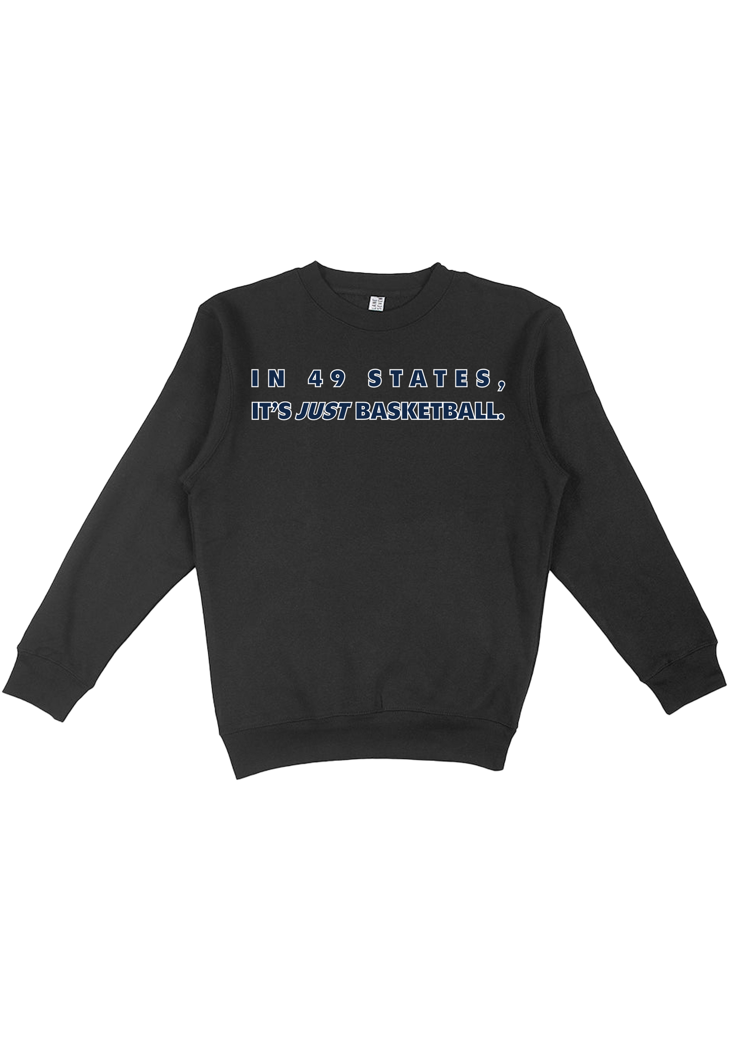 In 49 States (Navy and White) Crewneck