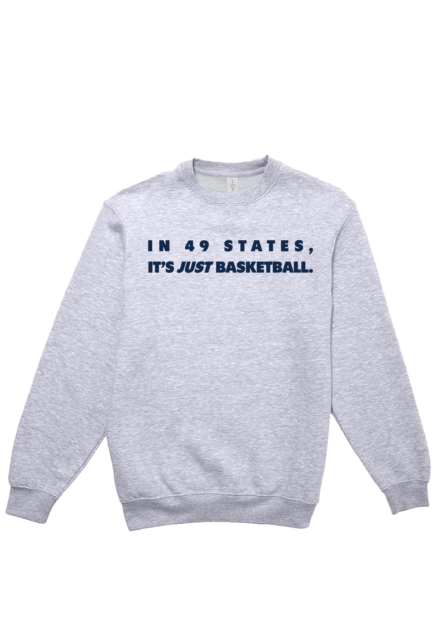 In 49 States (Navy and White) Crewneck