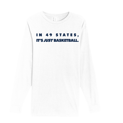 In 49 States (Navy and White) Long Sleeve