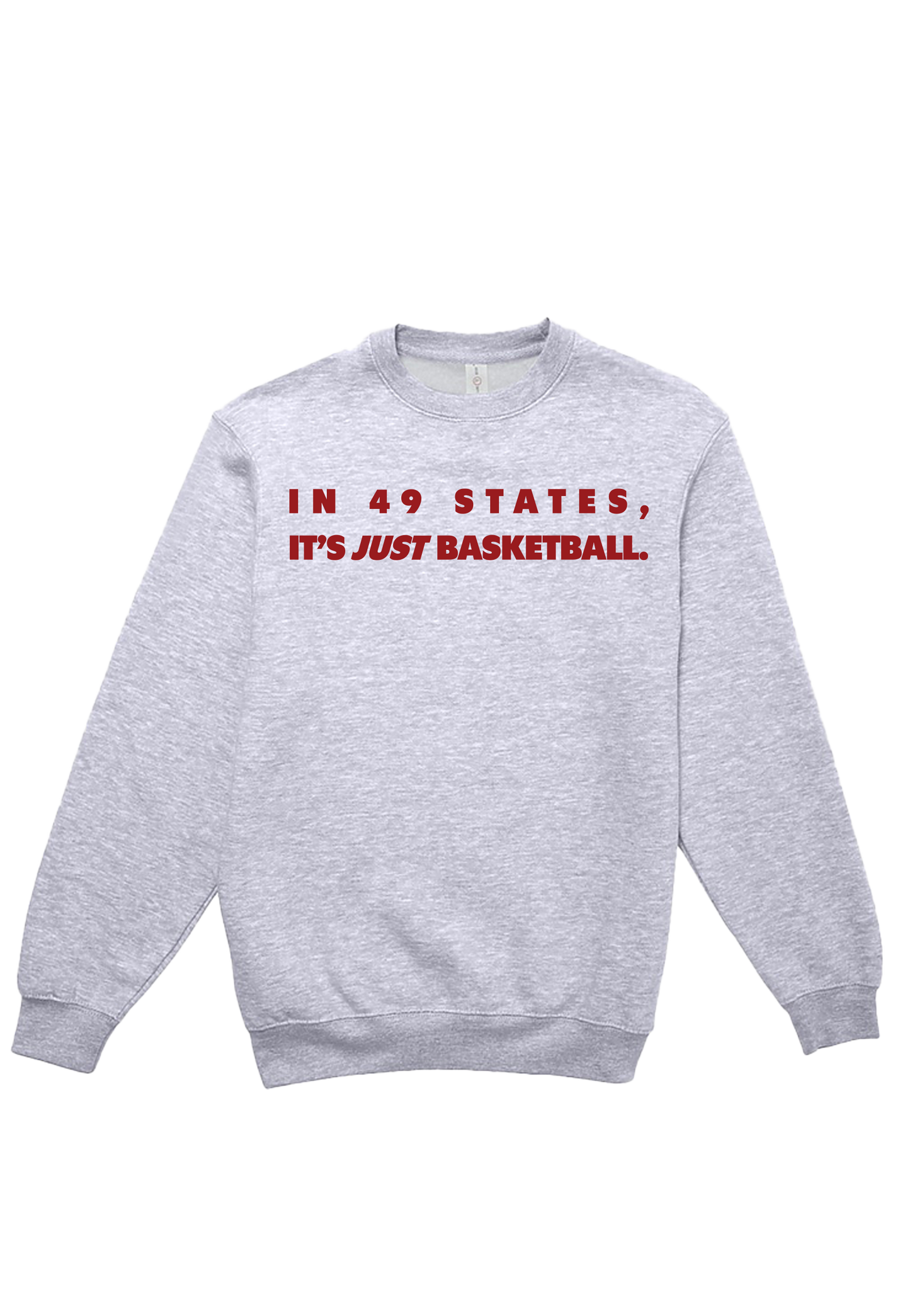 In 49 States (Red and White) Crewneck