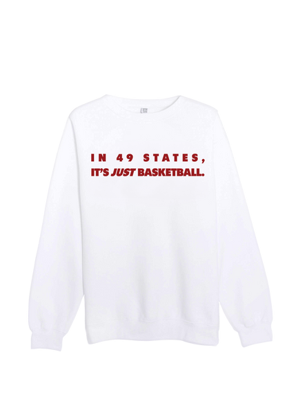 In 49 States (Red and White) Crewneck