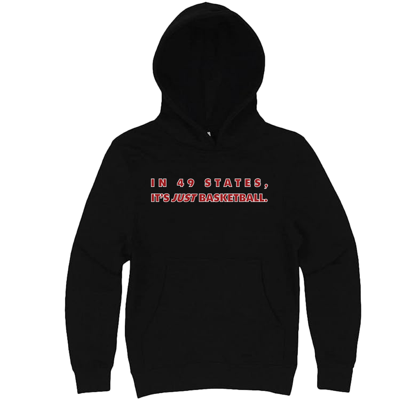 In 49 States (Red And White) Hoodie