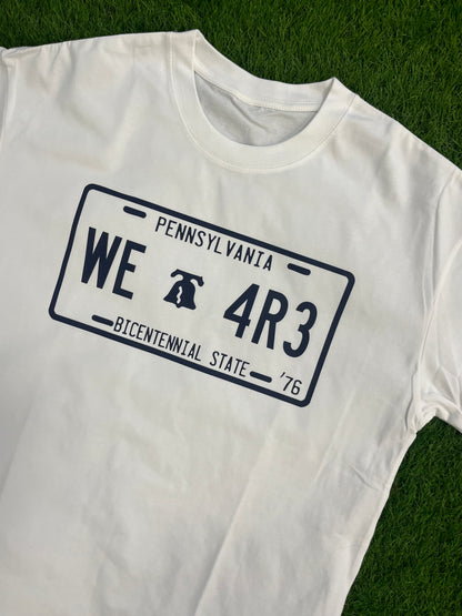 Oversized State College License Plate T-Shirt