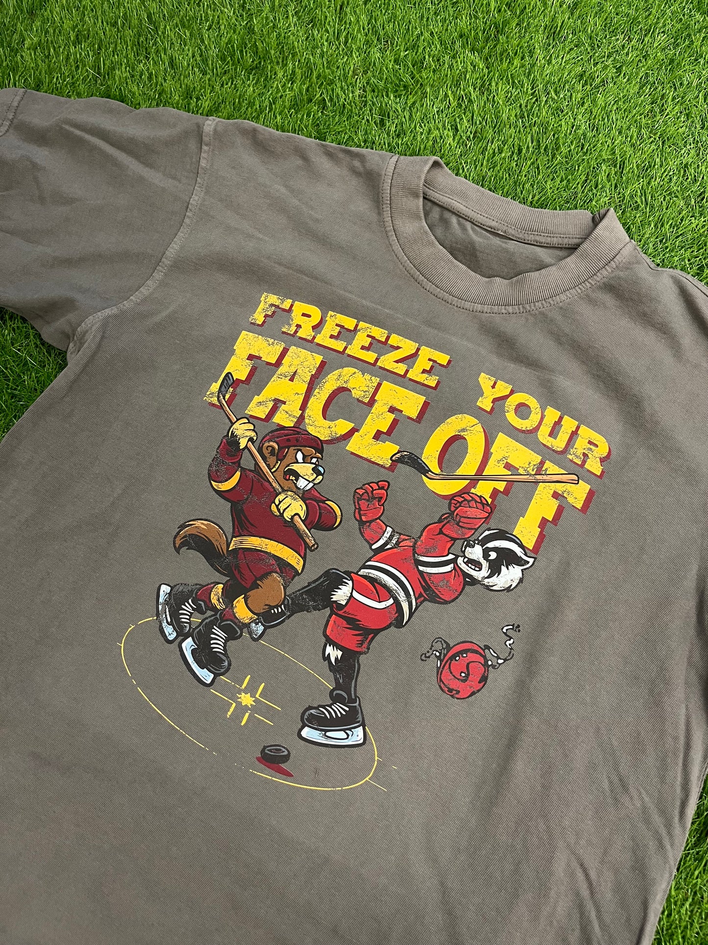 Oversized Freeze Your Face Off T-Shirt