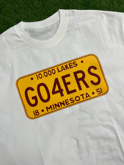 Oversized Minneapolis License Plate T-Shirt