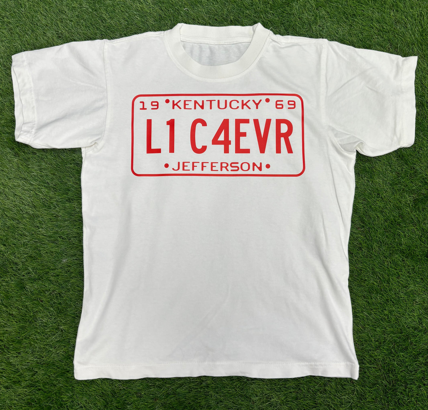 Oversized Louisville License Plate T-Shirt