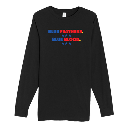 Blue Feathers, Blue Bloods Long Sleeve