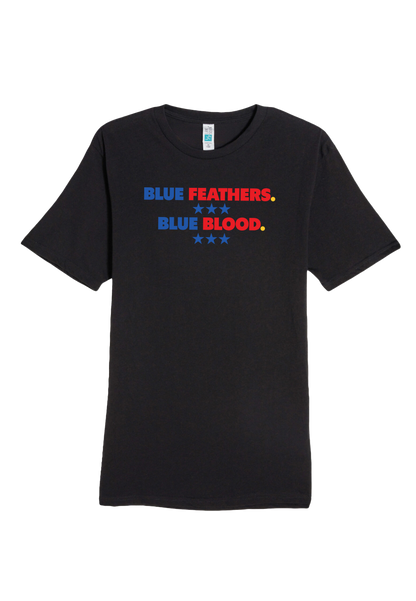 Blue Feathers, Blue Blood T-Shirt