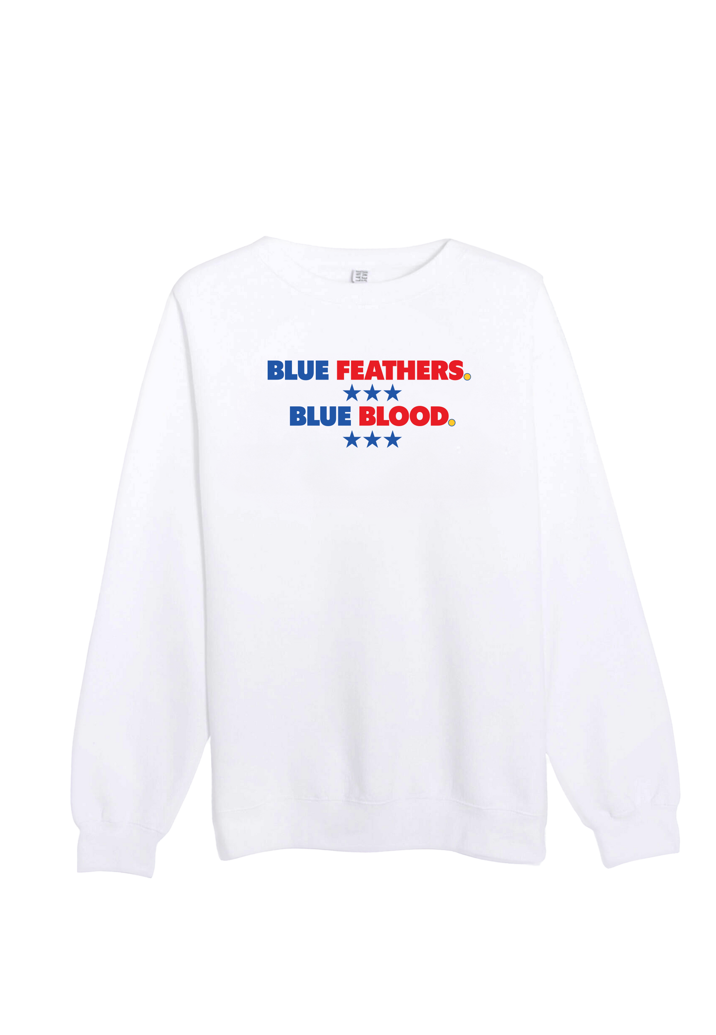 Blue Feathers, Blue Blood Crewneck