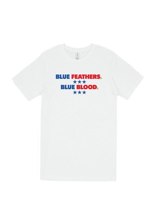 Blue Feathers, Blue Blood T-Shirt