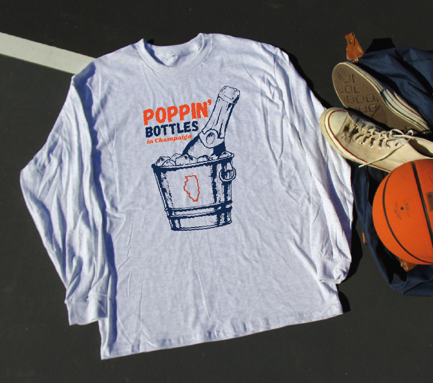 Poppin' Bottles in Champaign Long Sleeve