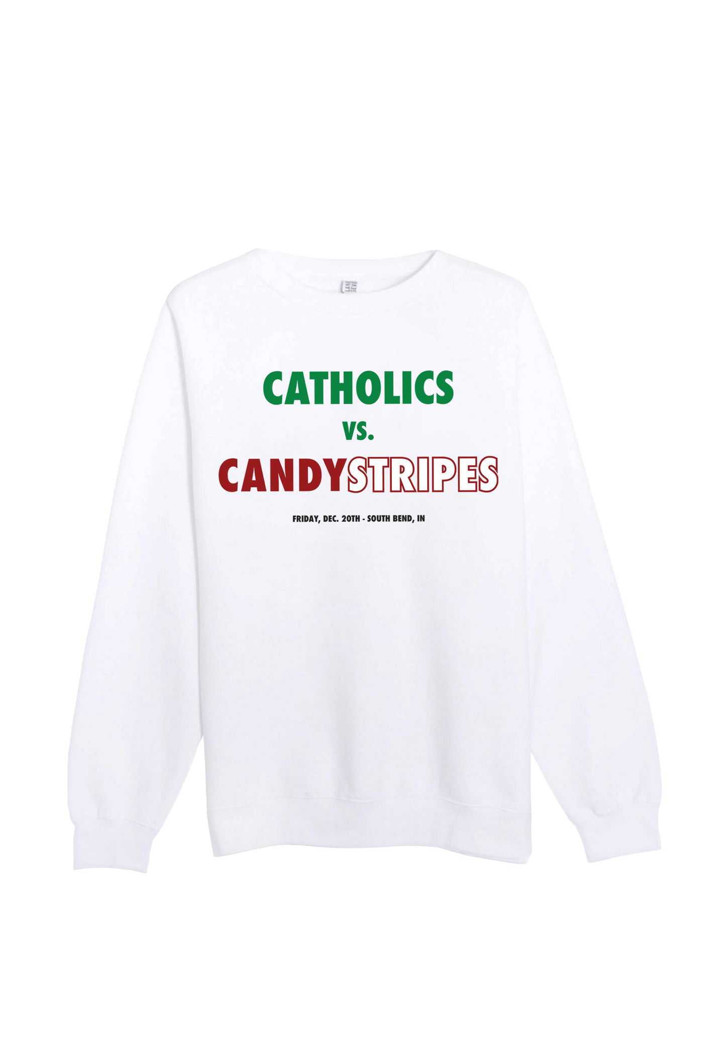 Catholics vs. Candystripes Crewneck