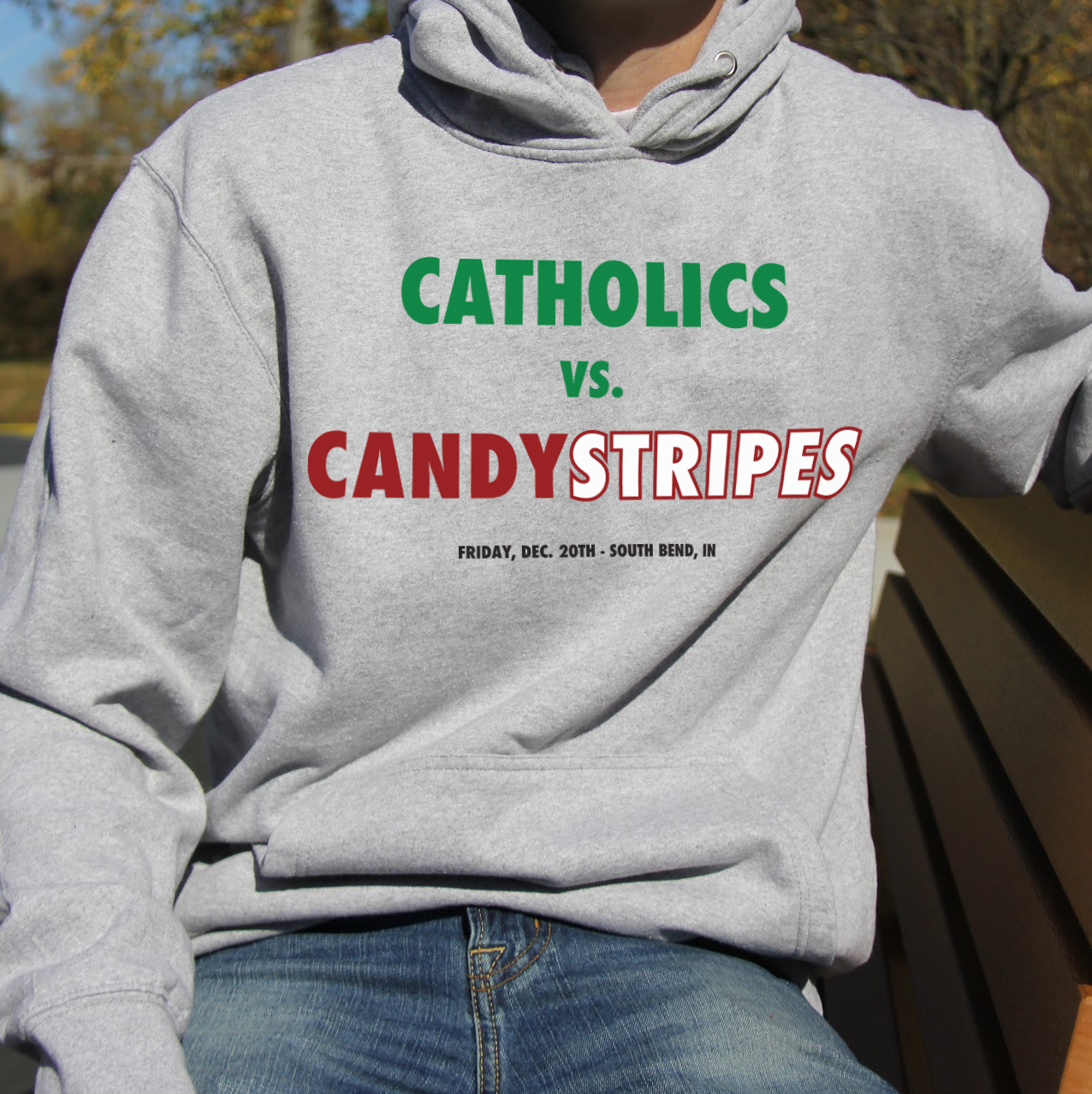 Catholics vs. Candystripes Hoodie