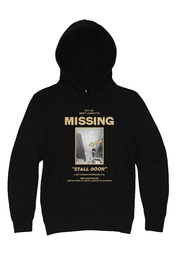 Missing Stall Door Hoodie