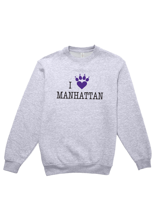 I <3 Manhattan Crewneck