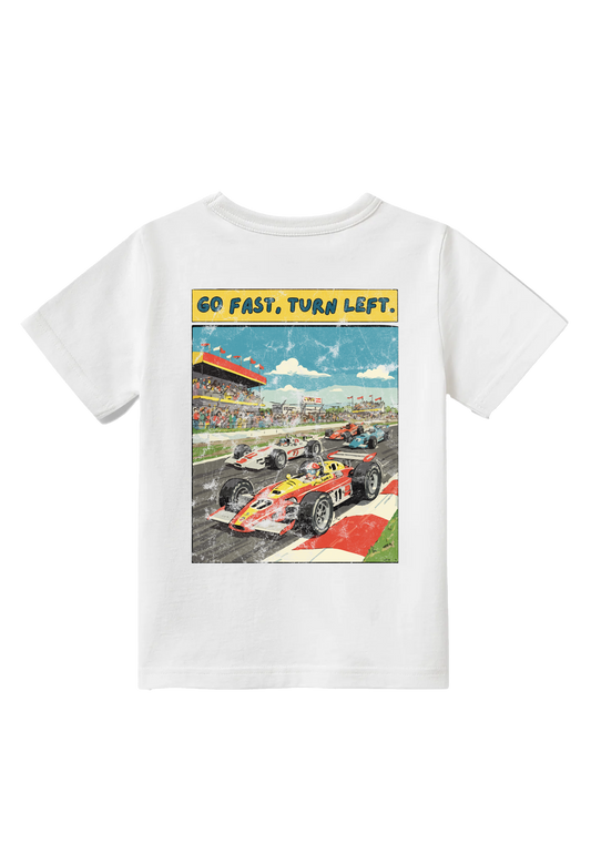 KIDS "Go Fast, Turn Left" T-Shirt