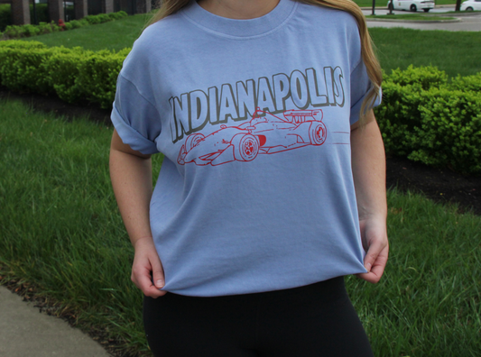 Oversized Indy Car T-Shirt