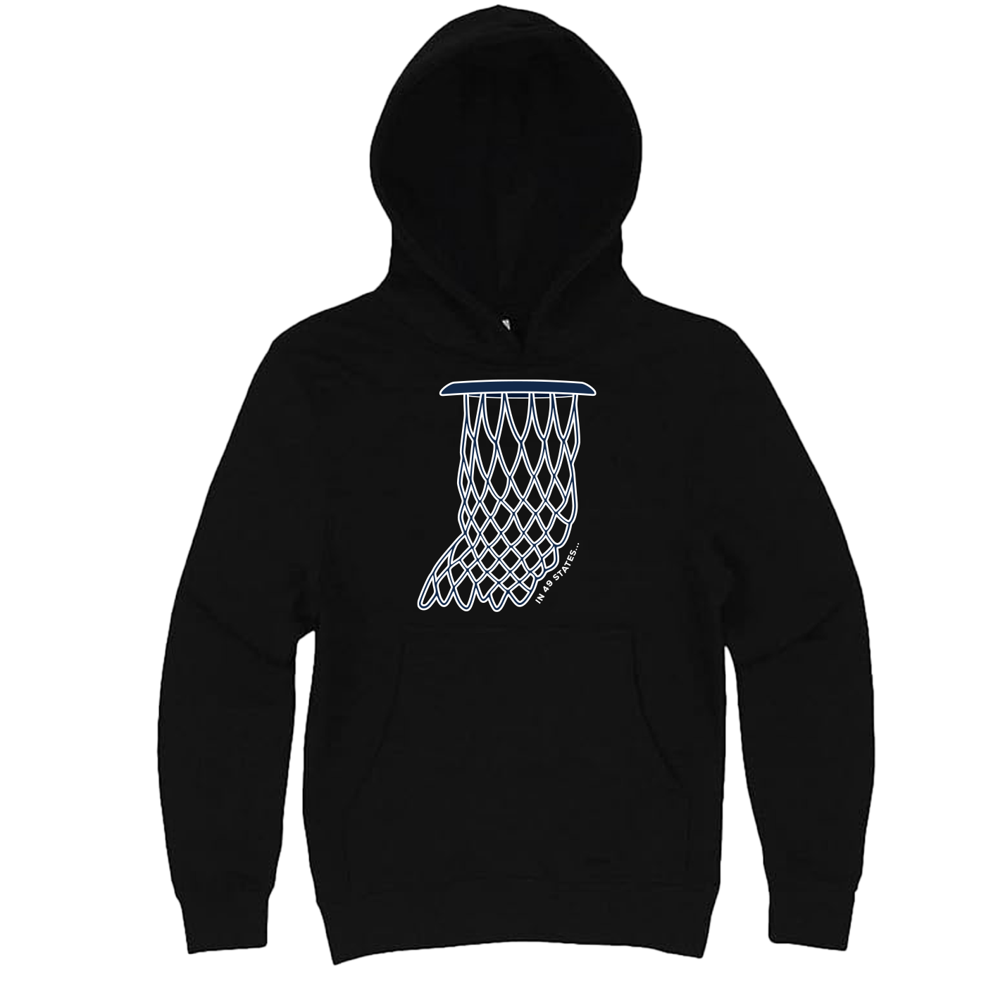 Indiana Net (Navy and White) Hoodie