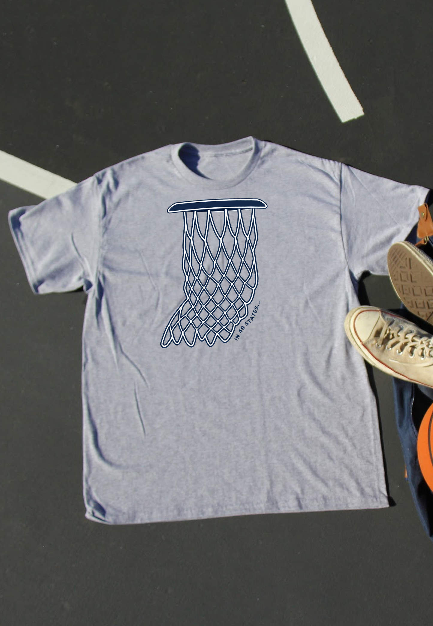 Indiana Net (Navy and White) T-shirt