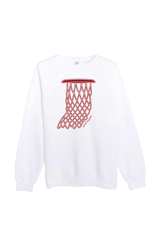 Indiana Net (Red and White) Crewneck