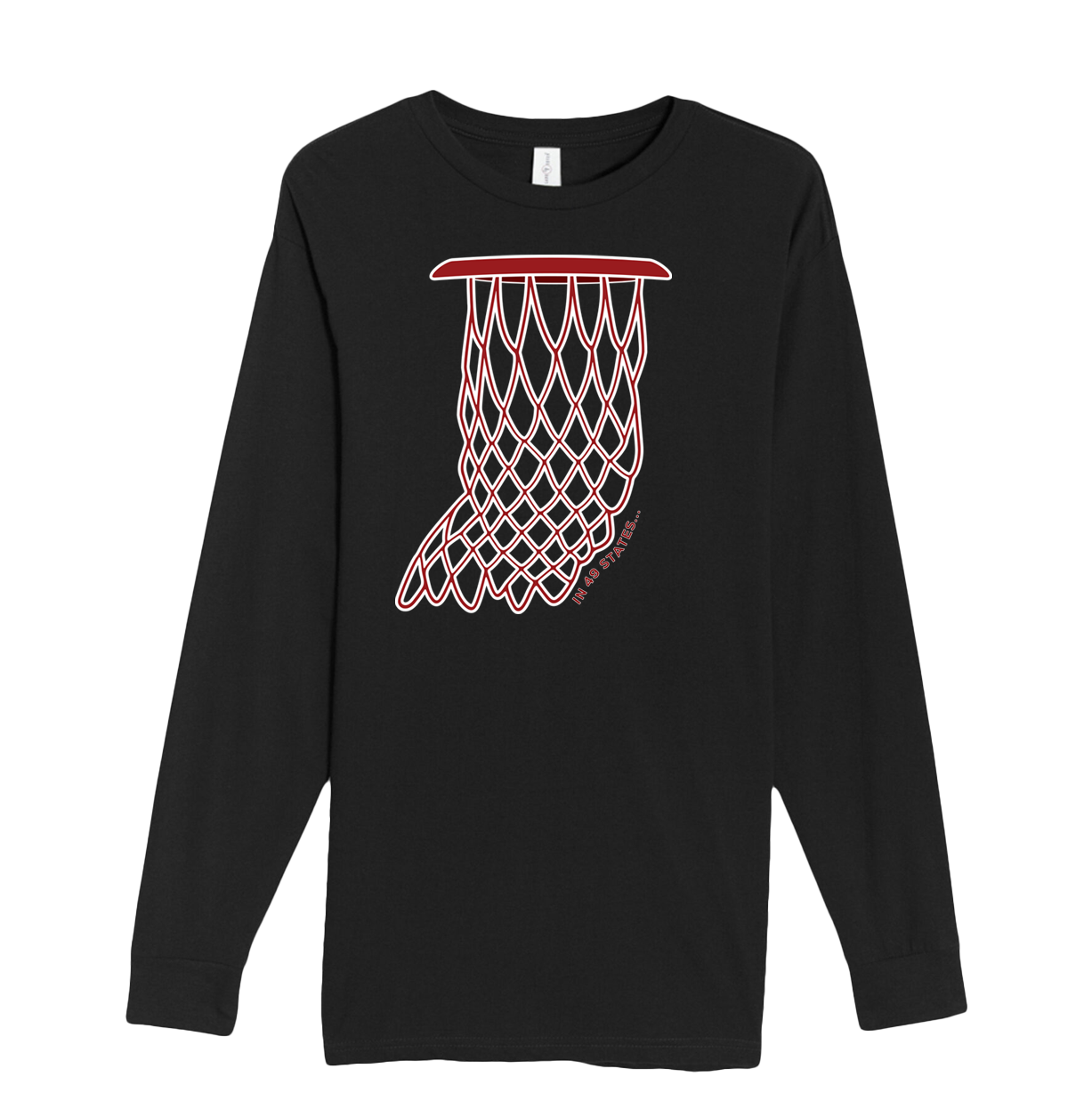 Indiana Net (Red and White) Long Sleeve