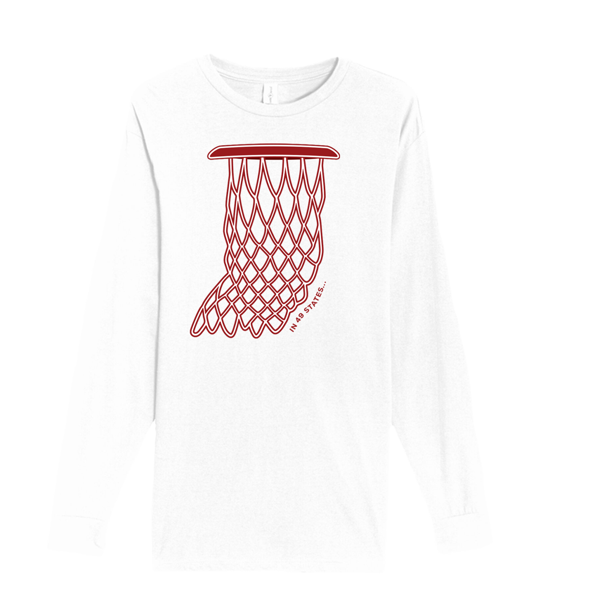 Indiana Net (Red and White) Long Sleeve