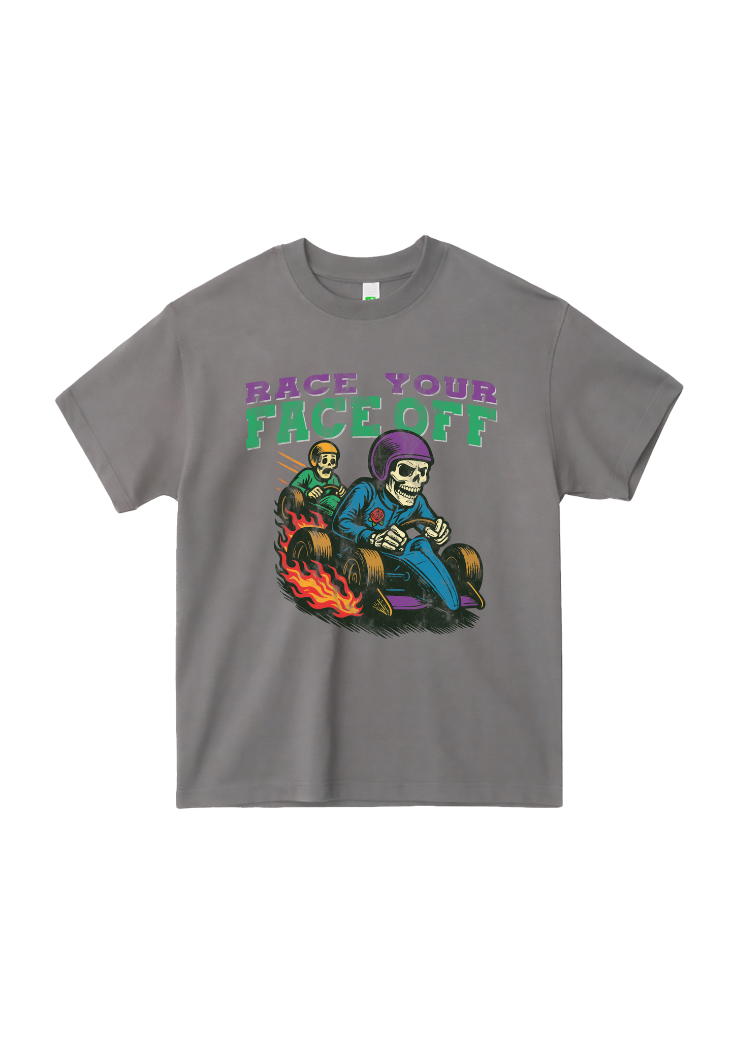 Oversized "Race Your Face Off" T-Shirt