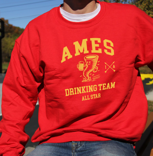 Ames Drinking Team Crewneck