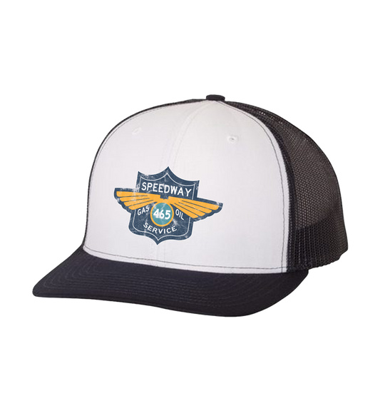 Speedway Snapback Hat- Vinyl Printed