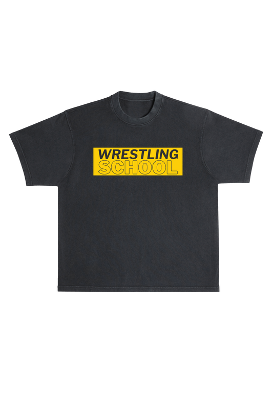 Oversized Wrestling School T-Shirt